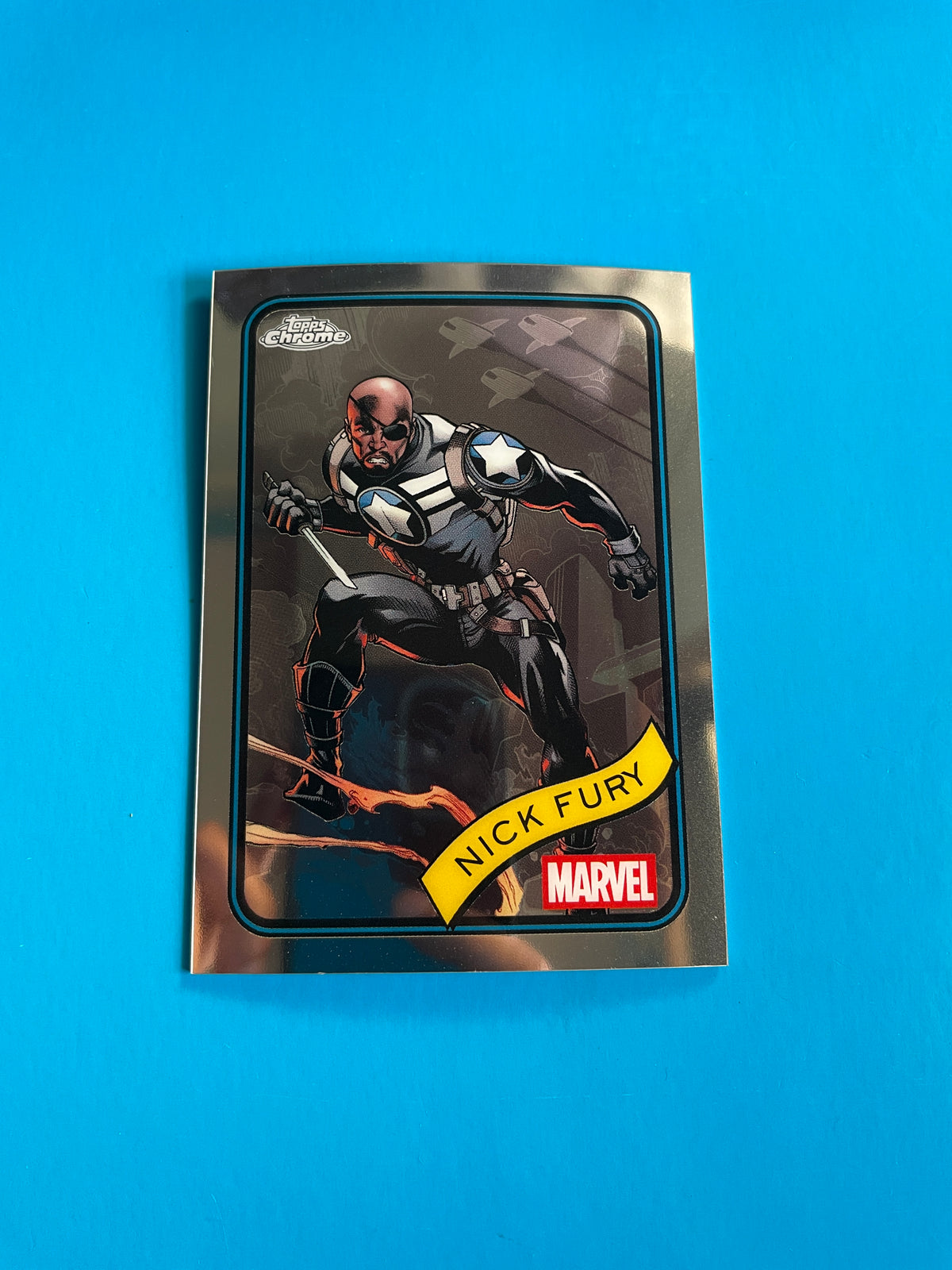 Marvel 2025 Topps Chrome Nick Fury #193 Trading Card NM