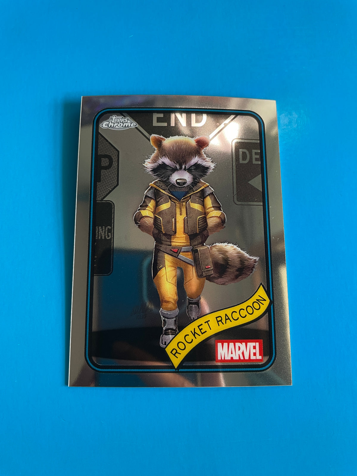 Marvel 2025 Topps Chrome Rocket Raccoon #120 Trading Card NM