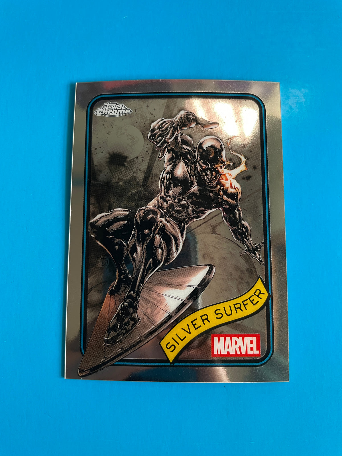 Marvel 2025 Topps Chrome Silver Surfer #134 Trading Card NM