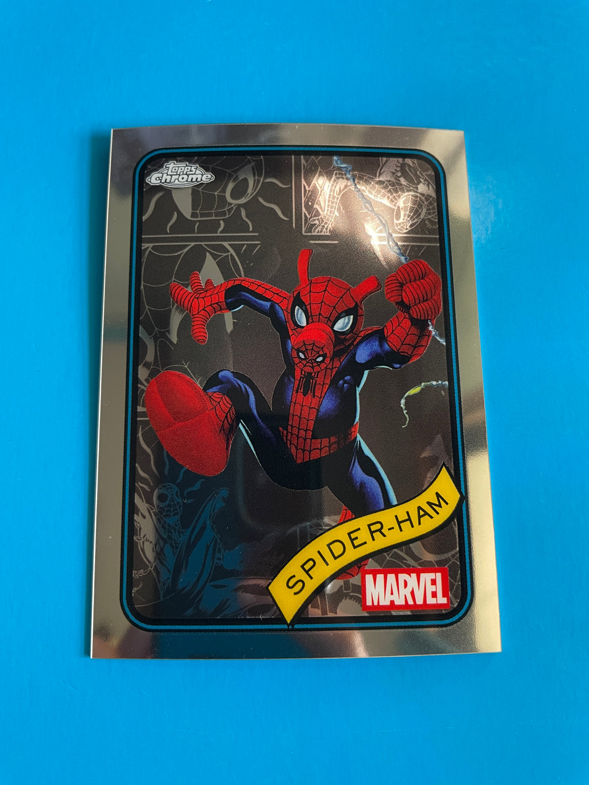 Marvel 2025 Topps Chrome Spider-Ham #142 Trading Card NM