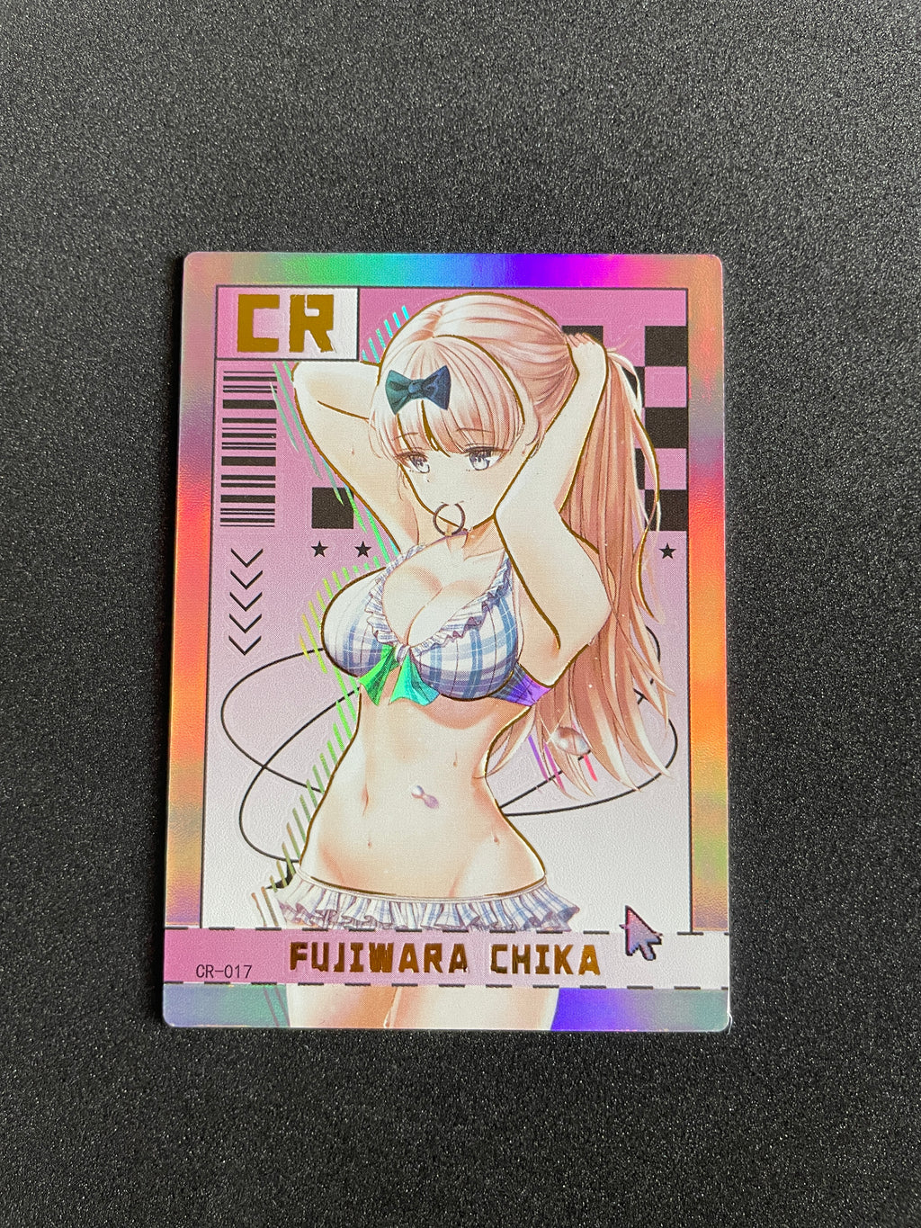 FUJIWARA CHIKA CR CR-017 Goddess of Power Goddess Story Anime Collectible Card