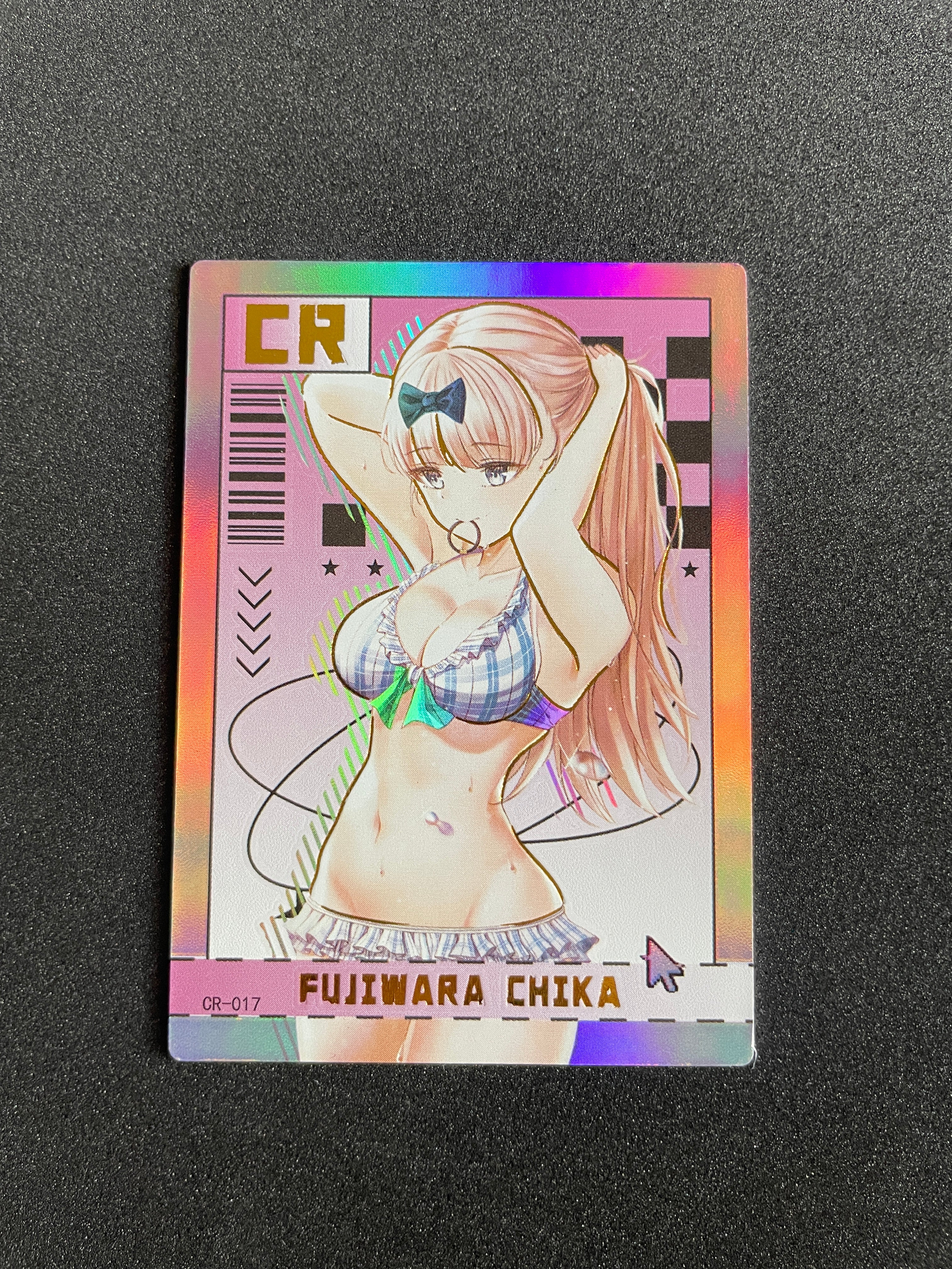 FUJIWARA CHIKA CR CR-017 Goddess of Power Goddess Story Anime Collectible Card