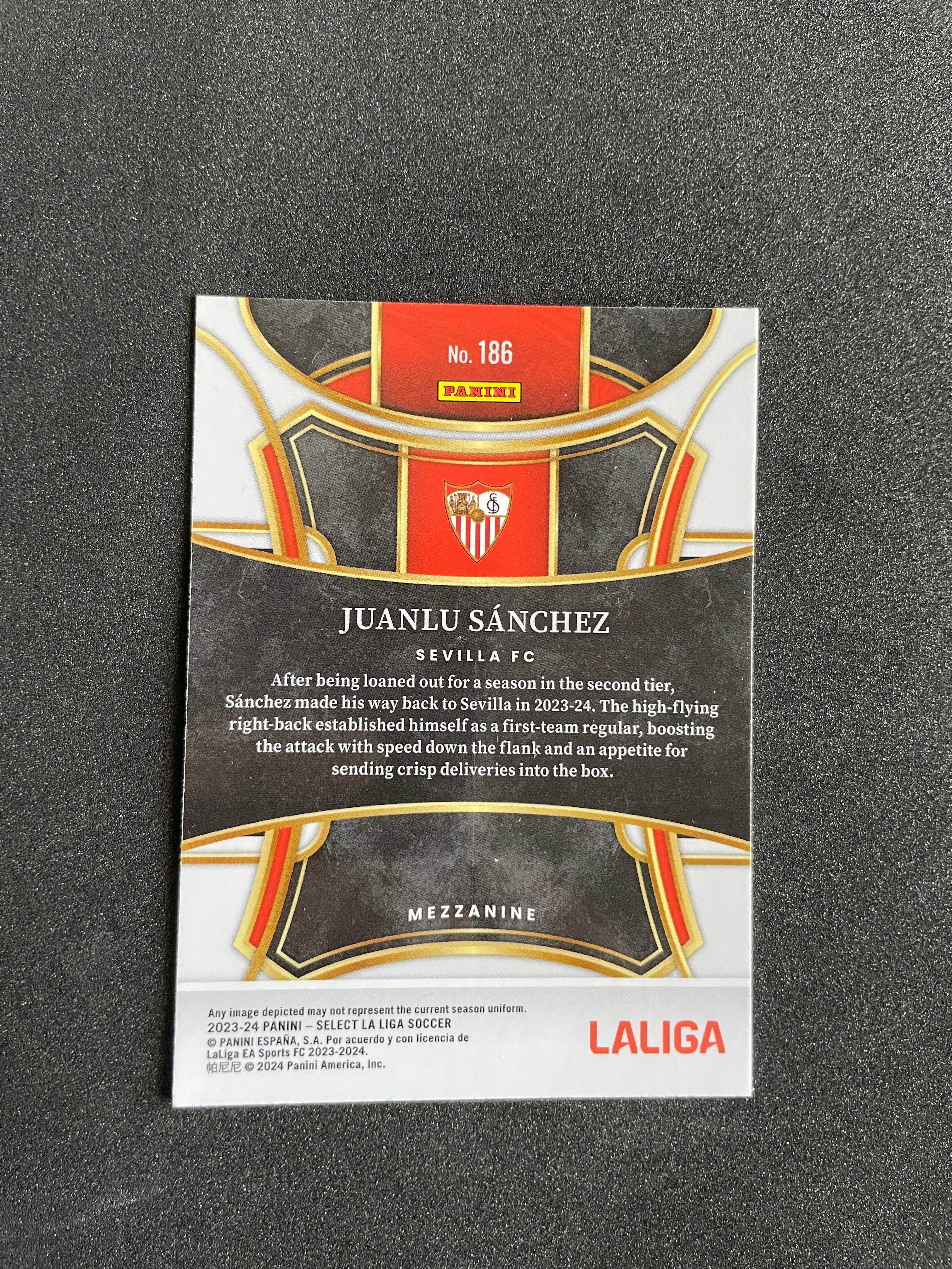 2023-24 Panini Select La Liga Juanlu Sanchez RC Silver #186 Mezzanine Rookie