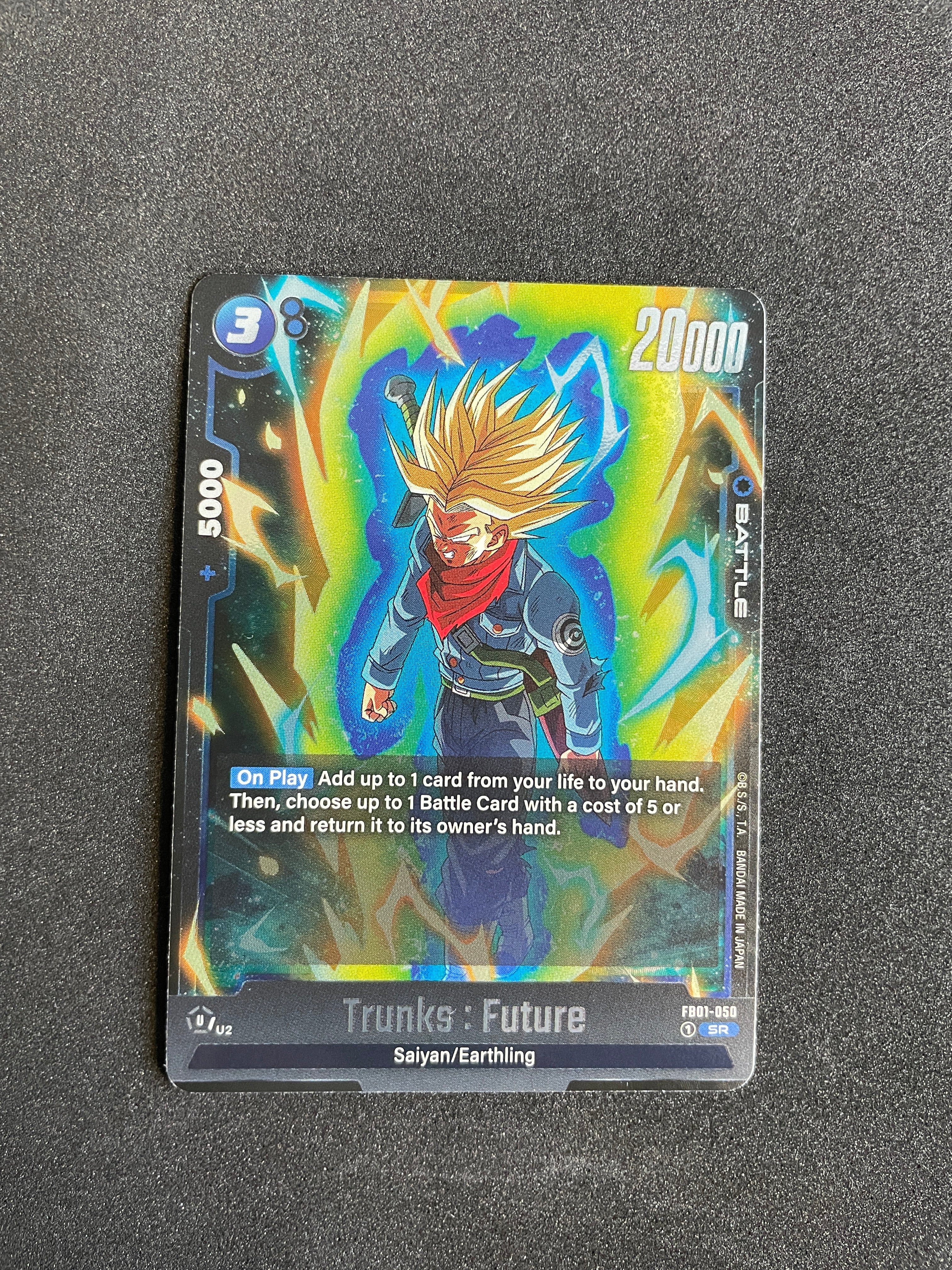Trunks Future FB01-050 Holo – Dragon Ball Fusion World Awakened Pulse Card