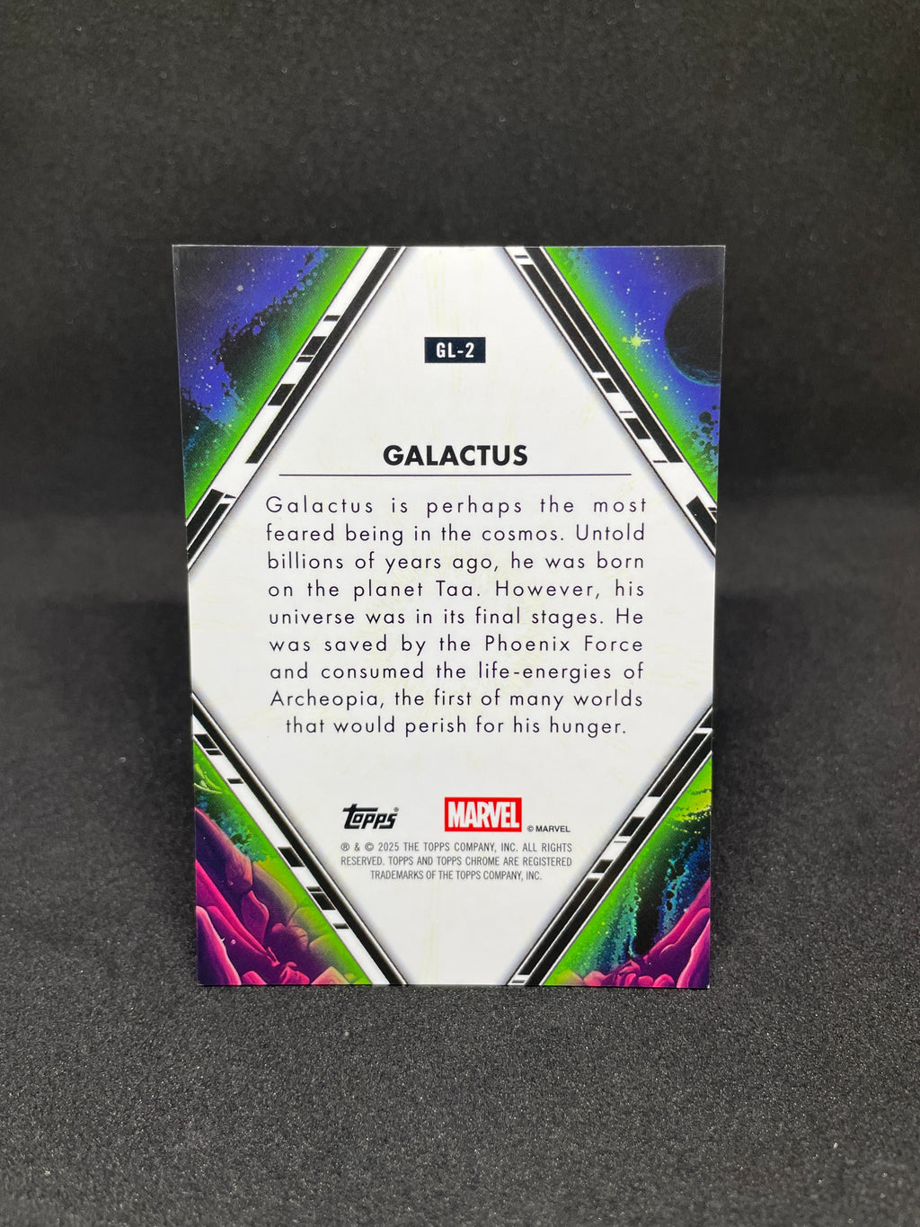 Galactus GL-2 – 2025 Topps Chrome Marvel Galactic Legends Card