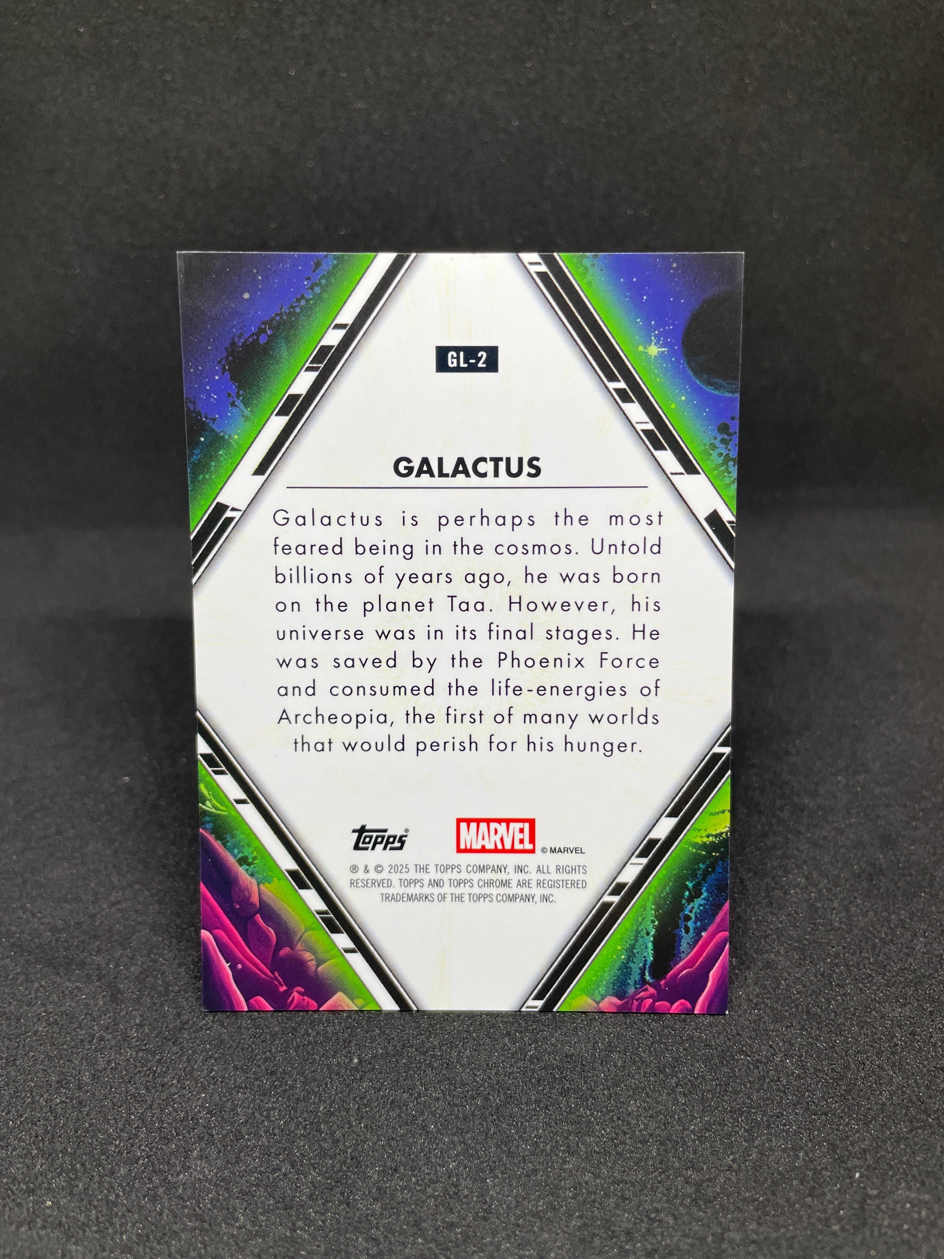 Galactus GL-2 – 2025 Topps Chrome Marvel Galactic Legends Card